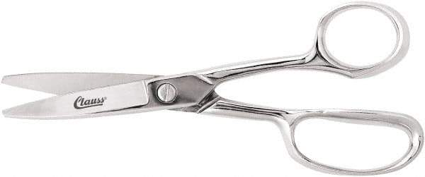 Clauss - 5" LOC, 8" OAL Shears - Steel Handle, For Paper, Fabric - Top Tool & Supply