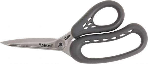 Clauss - 5" LOC, 8" OAL Titanium Shears - Plastic Handle, For Paper, Fabric - Top Tool & Supply