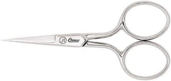 Clauss - 1" LOC, 3-1/2" OAL Scissors - Steel Handle, For Paper, Fabric - Top Tool & Supply