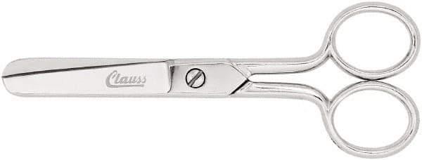 Clauss - 2" LOC, 8-5/8" OAL Carbon Steel Blunt Point Scissors - For Paper, Fabric - Top Tool & Supply