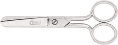 Clauss - 2" LOC, 8-5/8" OAL Carbon Steel Blunt Point Scissors - For Paper, Fabric - Top Tool & Supply