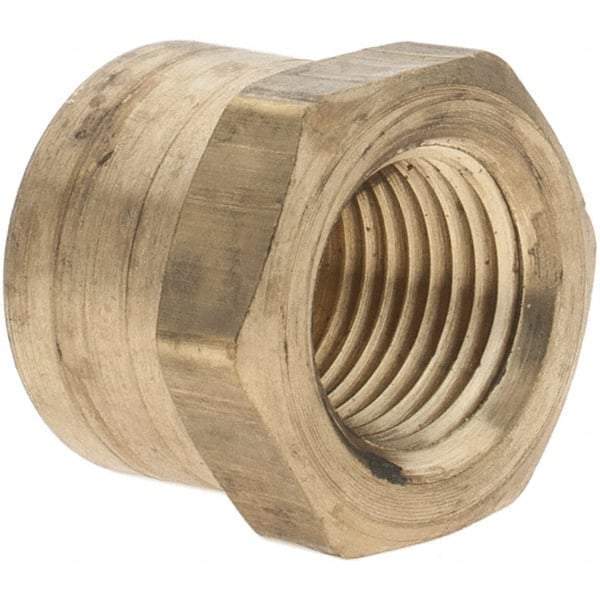 Parker - 1/8 Female Thread, Brass Industrial Pipe End Cap - FNPTF, 1,000 psi - Top Tool & Supply