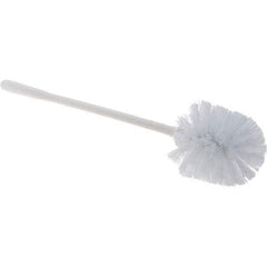 Value Collection - Toilet Bowl Brush - Synthetic, Plastic Handle, White - Top Tool & Supply