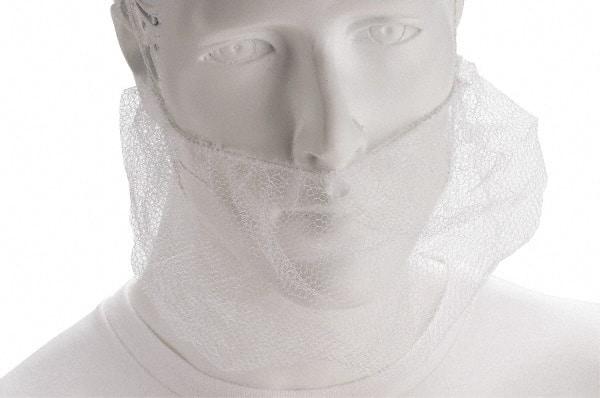 Value Collection - Disposable Beard Covers, Bouffants & Hairnets Type: Beard Cover Material: Nylon - Top Tool & Supply