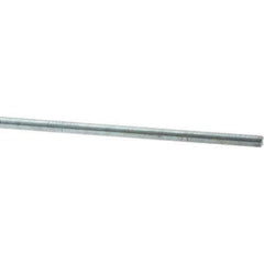 Value Collection - M10x1.25 1m Long, Steel Metric Threaded Rod - Zinc-Plated Finish - Top Tool & Supply