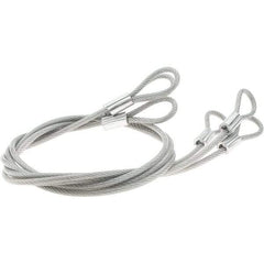 Value Collection - Locking Cable & Chain Length (Inch): 48 Length (Feet): 4 - Top Tool & Supply