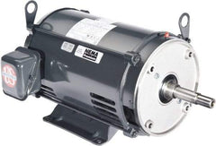 US Motors - 1 hp, ODP Enclosure, No Thermal Protection, 1,740 RPM, 208-230/460 Volt, 60 Hz, Three Phase Energy Efficient Motor - Size 143 Frame, Rigid Mount, 1 Speed, Ball Bearings, 3.1-3/1.5 Full Load Amps, F Class Insulation, CCW Lead End - Top Tool & Supply