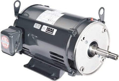 US Motors - 15 hp, ODP Enclosure, No Thermal Protection, 3,490 RPM, 208-230/460 Volt, 60 Hz, Three Phase Energy Efficient Motor - Size 215 Frame, Rigid Mount, 1 Speed, Ball Bearings, 41-36/18.1 Full Load Amps, F Class Insulation, CCW Lead End - Top Tool & Supply