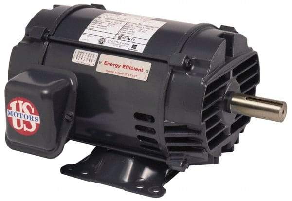 US Motors - 50 hp, ODP Enclosure, No Thermal Protection, 3,560 RPM, 575 Volt, 60 Hz, Three Phase Energy Efficient Motor - Size 324 Frame, Rigid Mount, 1 Speed, Ball Bearings, 46 Full Load Amps, F Class Insulation, CCW Lead End - Top Tool & Supply