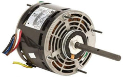 US Motors - 3/4 hp, ODP Enclosure, Auto Thermal Protection, 1,075 RPM, 208-230 Volt, 60 Hz, Industrial Electric AC/DC Motor - Size 48 Frame, Hub Mount, 5 Speed, Ball Bearings, 5.0 Full Load Amps, B Class Insulation, CCW Lead End - Top Tool & Supply