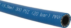 Parker - 3/8" ID x 5/8" OD CTL Push-on Air Hose - 300 Working psi, -40 to 212°F, Blue - Top Tool & Supply
