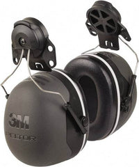 3M - Hard Hat Cap Mounted Black Foam Cushion Earmuffs - 31 NRR Rating - Top Tool & Supply