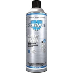 Sprayon - 16 Ounce Aerosol Electrical Grade Cleaner/Degreaser - Nonflammable, Plastic Safe - Top Tool & Supply