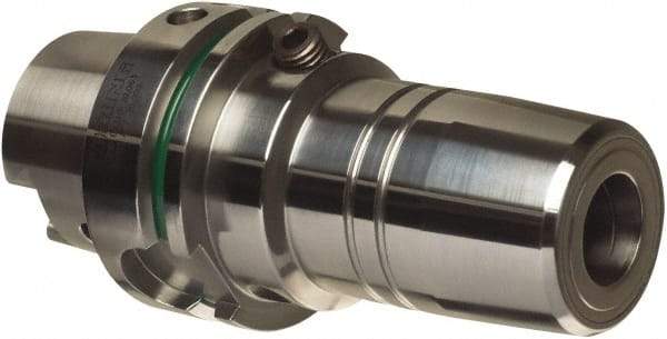 Guhring - HSK100A Taper Shank, 25mm Hole Diam, Hydraulic Tool Holder/Chuck - 57mm Nose Diam, 115mm Projection, Through Coolant - Exact Industrial Supply