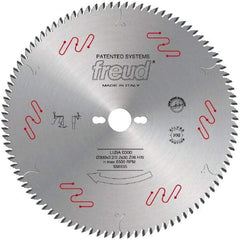 Freud - 300mm Diam, 30mm Arbor Hole Diam, 96 Tooth Wet & Dry Cut Saw Blade - Carbide-Tipped, Standard Round Arbor - Top Tool & Supply