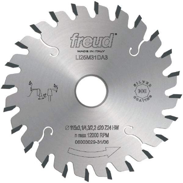 Freud - 200mm Diam, 45mm Arbor Hole Diam, 36 Tooth Wet & Dry Cut Saw Blade - Carbide-Tipped, Standard Round Arbor - Top Tool & Supply