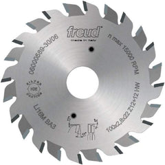 Freud - 120mm Diam, 22mm Arbor Hole Diam, Wet & Dry Cut Saw Blade - Carbide-Tipped, Standard Round Arbor - Top Tool & Supply