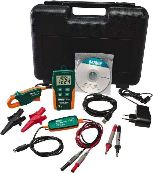 Extech - 600 VAC Max Voltage, Voltage Tester - LCD Display, AAA Power Supply - Top Tool & Supply