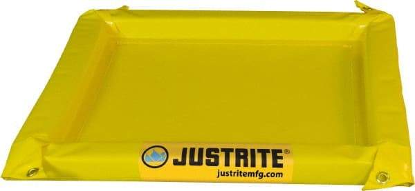 Justrite - 5 Gal Low Wall Berm - 2" High x 2' Wide x 2" Long - Top Tool & Supply