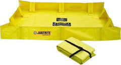 Justrite - 119 Gal Low Wall Berm - 4' Wide x 6" Long - Top Tool & Supply