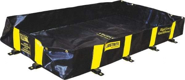 Justrite - 355 Gal Low Wall Berm - 6' Wide x 8" Long - Top Tool & Supply