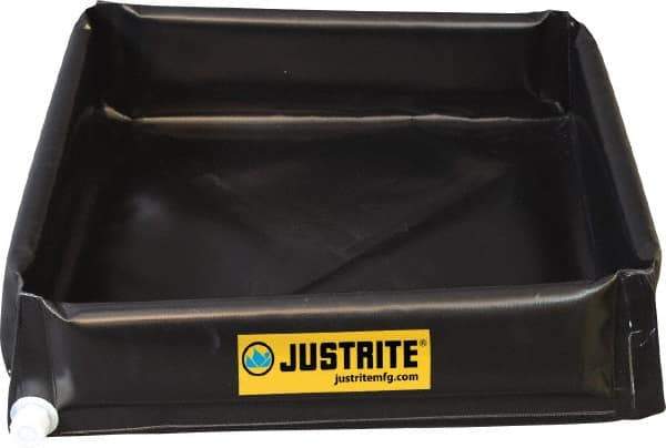 Justrite - 30 Gal Low Wall Berm - 3' Wide x 3" Long - Top Tool & Supply