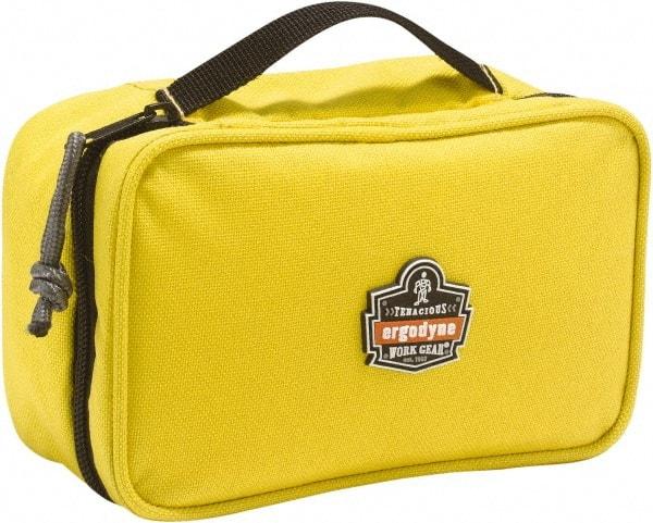 Ergodyne - 1 Pocket Yellow Polyester Tool Bag - 7-1/2" Wide x 4-1/2" Deep x 3" High - Top Tool & Supply