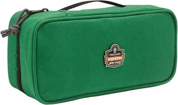 Ergodyne - 1 Pocket Green Polyester Tool Bag - 10" Wide x 4-1/2" Deep x 3" High - Top Tool & Supply