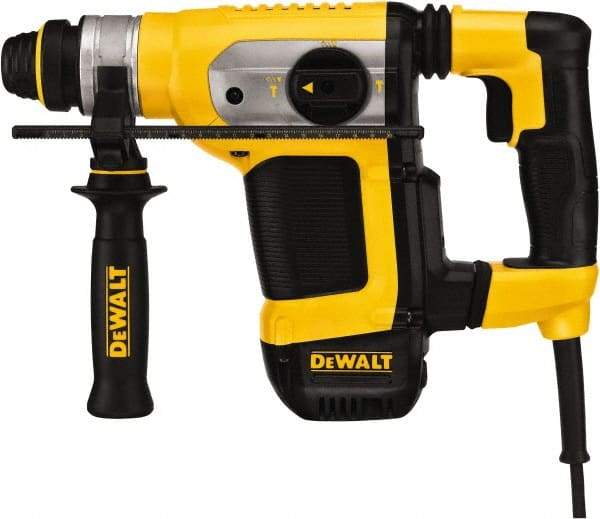 DeWALT - 1-1/8" SDS Chuck Electric Rotary Hammer - 0 to 4,700 BPM, 0 to 820 RPM, Reversible - Top Tool & Supply