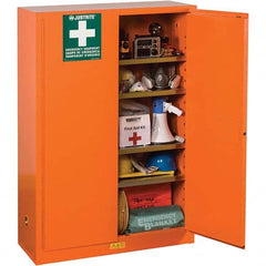 Justrite - Empty First Aid Cabinets & Cases Type: Emergency Preparedness Storage Cabinet Height (Inch): 65 - Top Tool & Supply