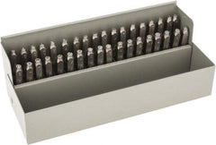 C.H. Hanson - 36 Piece, 1/8" Character Steel Stamp Set - Letters & Figures, Heavy Duty - Top Tool & Supply