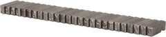 C.H. Hanson - 26 Piece, 1/4 Inch Character, Steel Type Set - 8 Character Capacity, A-Z Content - Top Tool & Supply