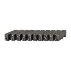 C.H. Hanson - 10 Piece, 1/4 Inch Character, Steel Type Set - 8 Character Capacity, 0-9 Content - Top Tool & Supply