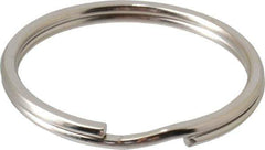 C.H. Hanson - 1-1/2" ID, 39mm OD, 4mm Thick, Split Ring - Carbon Spring Steel, Nickel Plated Finish - Top Tool & Supply