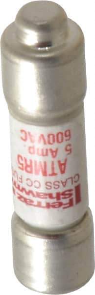 Ferraz Shawmut - 600 VAC/VDC, 5 Amp, Fast-Acting General Purpose Fuse - Clip Mount, 1-1/2" OAL, 100 at DC, 200 at AC kA Rating, 13/32" Diam - Top Tool & Supply