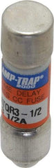 Ferraz Shawmut - 300 VDC, 600 VAC, 3.5 Amp, Time Delay General Purpose Fuse - Clip Mount, 1-1/2" OAL, 100 at DC, 200 at AC kA Rating, 13/32" Diam - Top Tool & Supply