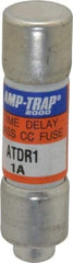 Ferraz Shawmut - 300 VDC, 600 VAC, 1 Amp, Time Delay General Purpose Fuse - Clip Mount, 1-1/2" OAL, 100 at DC, 200 at AC kA Rating, 13/32" Diam - Top Tool & Supply