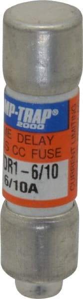 Ferraz Shawmut - 300 VDC, 600 VAC, 1.6 Amp, Time Delay General Purpose Fuse - Clip Mount, 1-1/2" OAL, 100 at DC, 200 at AC kA Rating, 13/32" Diam - Top Tool & Supply