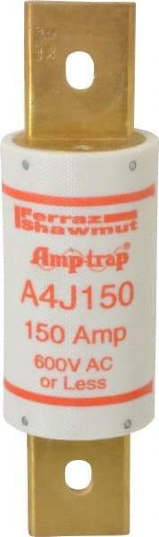 Ferraz Shawmut - 300 VDC, 600 VAC, 150 Amp, Fast-Acting General Purpose Fuse - Clip Mount, 5-3/4" OAL, 100 at DC, 200 at AC kA Rating, 1-5/8" Diam - Top Tool & Supply