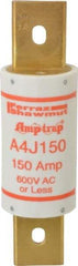 Ferraz Shawmut - 300 VDC, 600 VAC, 150 Amp, Fast-Acting General Purpose Fuse - Clip Mount, 5-3/4" OAL, 100 at DC, 200 at AC kA Rating, 1-5/8" Diam - Top Tool & Supply