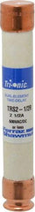 Ferraz Shawmut - 600 VAC/VDC, 2.5 Amp, Time Delay General Purpose Fuse - Clip Mount, 127mm OAL, 20 at DC, 200 at AC kA Rating, 13/16" Diam - Top Tool & Supply