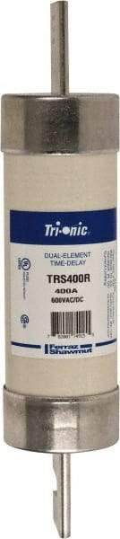 Ferraz Shawmut - 600 VAC/VDC, 400 Amp, Time Delay General Purpose Fuse - Clip Mount, 11-5/8" OAL, 100 at DC, 200 at AC kA Rating, 2-9/16" Diam - Top Tool & Supply