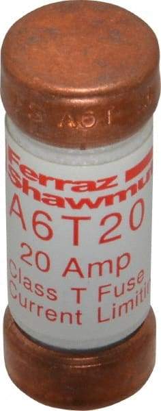 Ferraz Shawmut - 300 VDC, 600 VAC, 20 Amp, Fast-Acting General Purpose Fuse - Clip Mount, 1-1/2" OAL, 100 at DC, 200 at AC kA Rating, 9/16" Diam - Top Tool & Supply