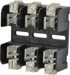 Ferraz Shawmut - 3 Pole, 250 VAC/VDC, 30 Amp, Screw Mount Fuse Block - 3 Inch Long x 3 Inch Wide x 1.38 Inch High Block - Top Tool & Supply