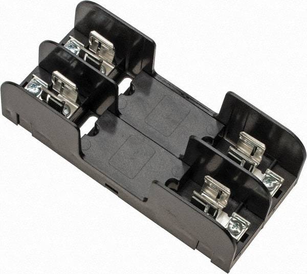 Ferraz Shawmut - 2 Pole, 10 to 14 AWG, 250/600 VAC/VDC, 30 Amp, Screw Mount Fuse Block - 5/16 Inch Diameter x 7 Inch Long x 3.09 Inch Wide x 2 Inch High Block - Top Tool & Supply