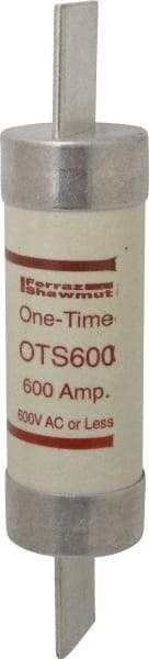 Ferraz Shawmut - 300 VDC, 600 VAC, 600 Amp, Fast-Acting General Purpose Fuse - Clip Mount, 13-3/8" OAL, 20 at DC, 50 at AC kA Rating, 3-1/8" Diam - Top Tool & Supply