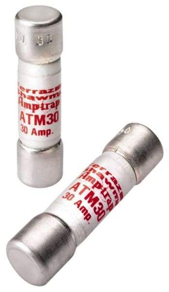 Ferraz Shawmut - 600 VAC/VDC, 0.2 Amp, Fast-Acting General Purpose Fuse - Clip Mount, 1-1/2" OAL, 100 at AC/DC kA Rating, 13/32" Diam - Top Tool & Supply