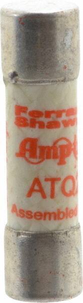 Ferraz Shawmut - 500 VAC, 0.2 Amp, Time Delay General Purpose Fuse - Clip Mount, 1-1/2" OAL, 10 at AC kA Rating, 13/32" Diam - Top Tool & Supply