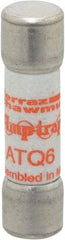 Ferraz Shawmut - 500 VAC, 6 Amp, Time Delay General Purpose Fuse - Clip Mount, 1-1/2" OAL, 10 at AC kA Rating, 13/32" Diam - Top Tool & Supply