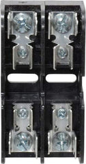 Ferraz Shawmut - 2 Pole, 10 to 14 AWG, 600 VAC/VDC, 30 Amp, DIN Rail Mount, Screw Mount Fuse Block - 13/32 Inch Diameter x 1-1/2 Inch Fuse Length, 3.04 Inch Long x 1.6 Inch Wide x 1.31 Inch High Block - Top Tool & Supply